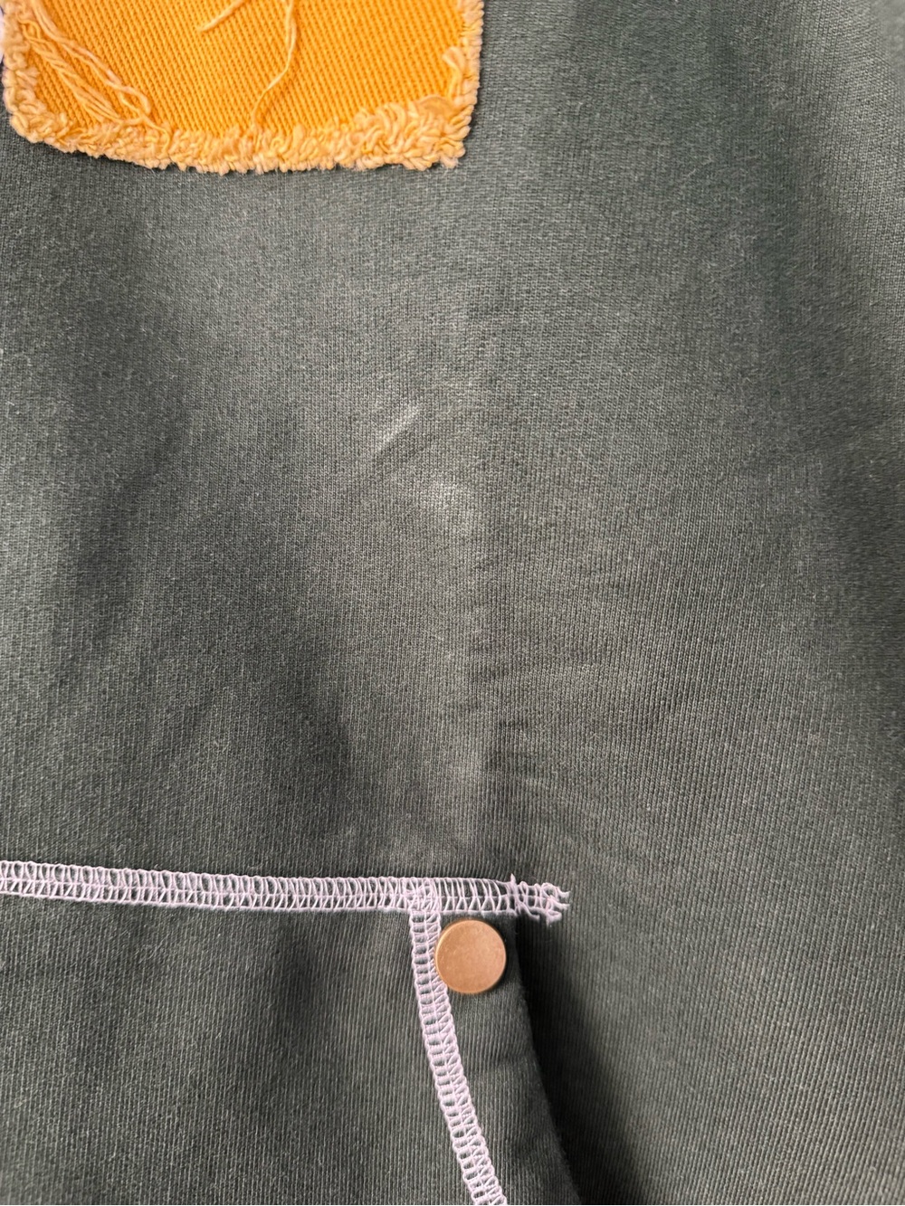 Scary But Beautiful Unisex NAMES OF GOD HOODIE in dark green - Picture 16 of 16
